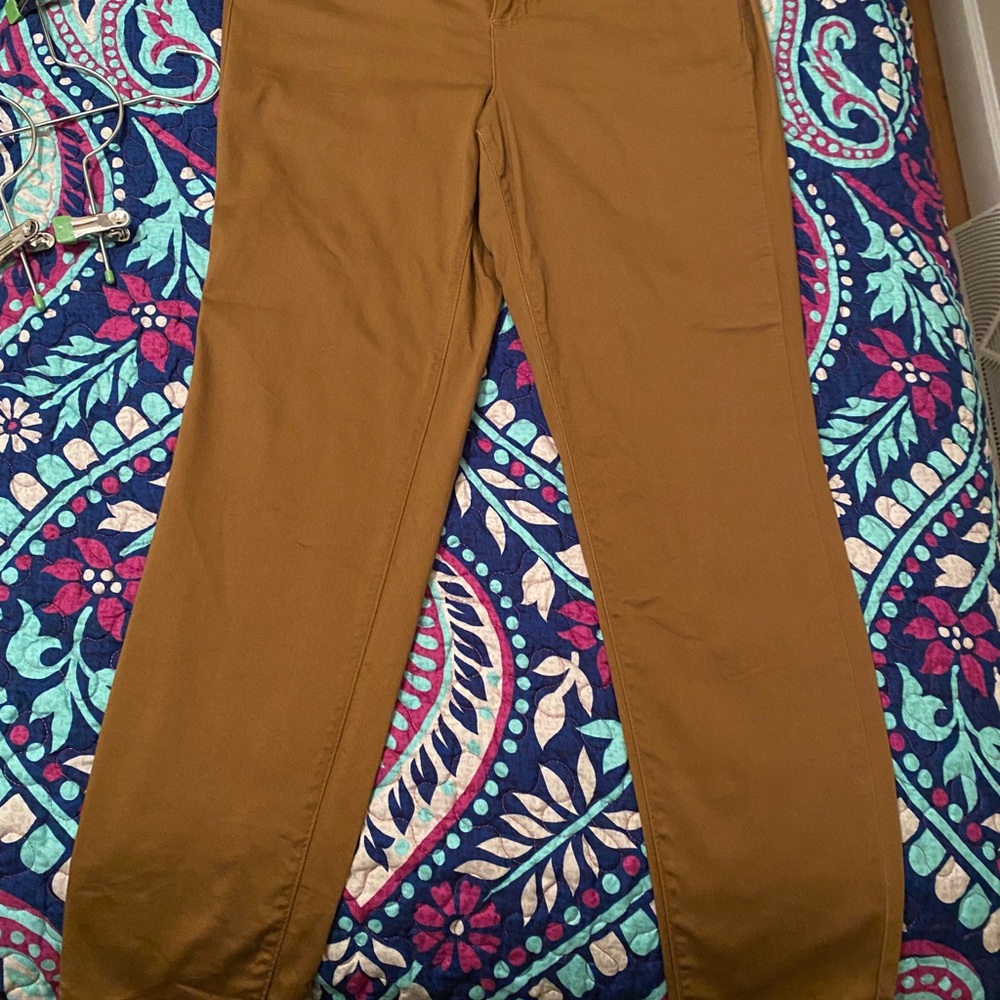 Needle and cloth skinny ankle mustard color size 12 washed but never worn